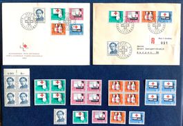 1963 / 2 FDC Pro Patria 1x R - 4 er Serie ** + Einzel **