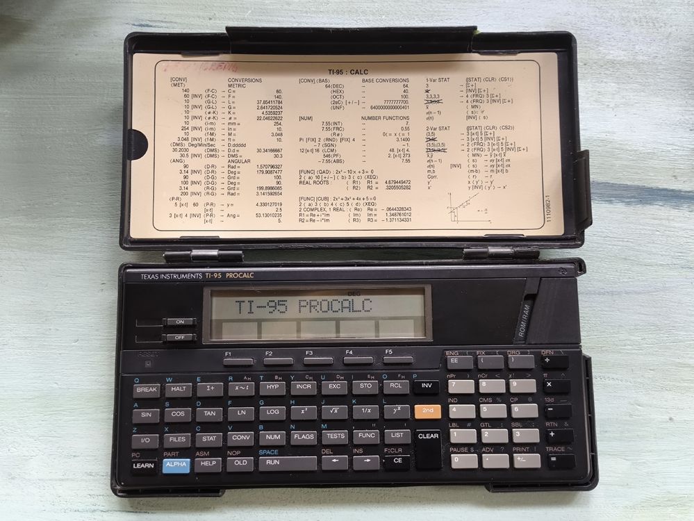 Texas Instruments TI-95 PROCALC (Gebraucht) in Scuol für CHF 40 – mit ...