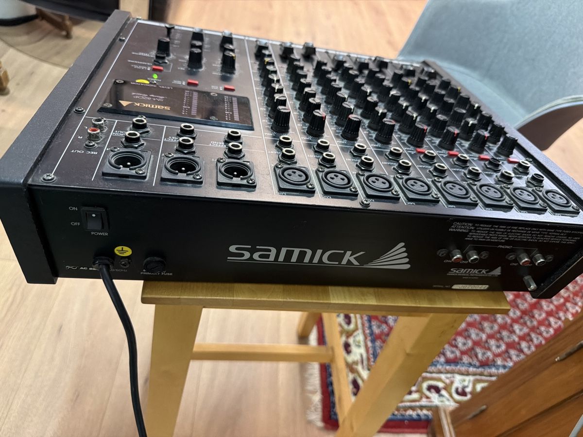 Console di mixaggio: Samick SM-820P Console di Mixaggio Usato – Usato da basel venduto da Swiss._.1978 4