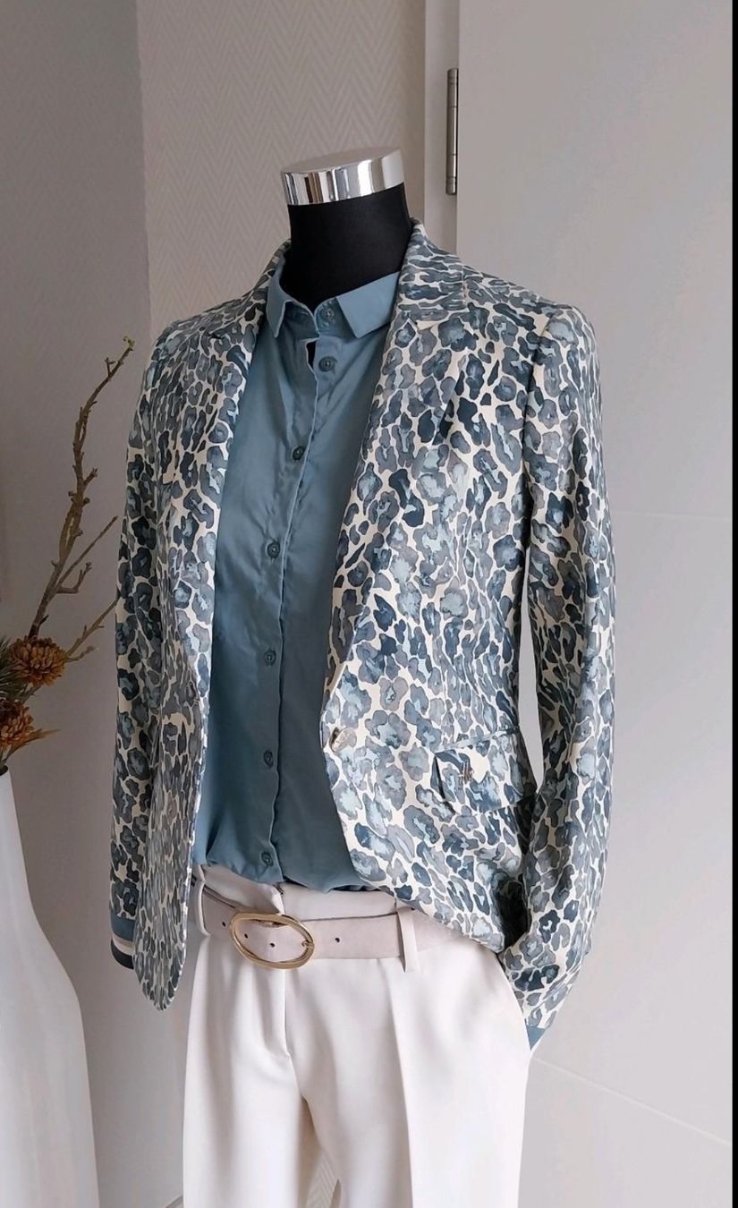 Mos mosh Giacche: Blauer Leo Mos Mosh Blazer in Grösse 38 – Nuovo (secondo la descrizione) da Kreuzlingen venduto da shopaholicatheart_3 5