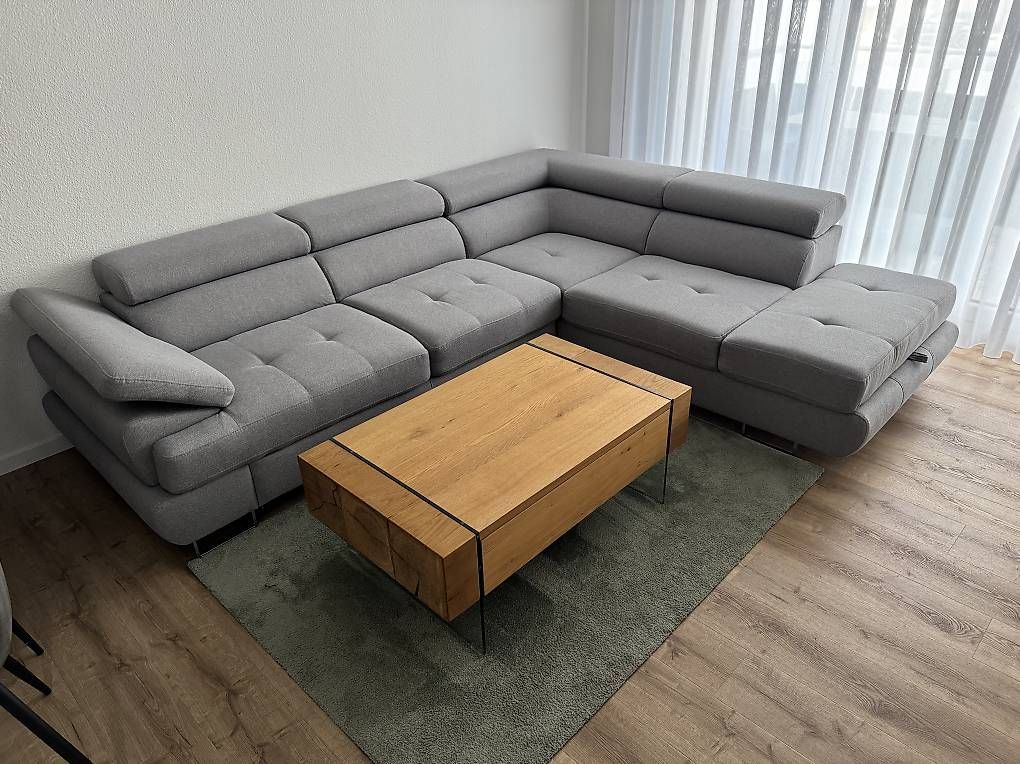 Conforama Sofas: Ecksofa Grau – Neu (gemäss Beschreibung) aus Altdorf UR von daf_8ckr