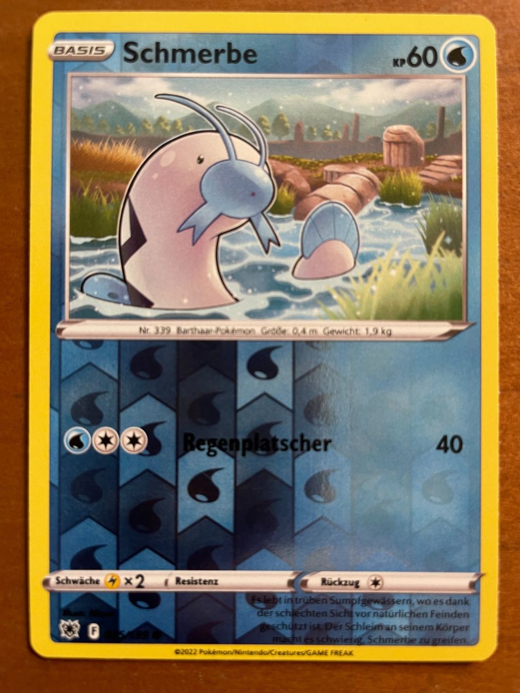 Pokémon Carte collezionabili: Pokemon Schmerbe Reverse (Versand gratis) – Nuovo (secondo la descrizione) da Chur venduto da Angerson