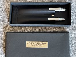 ✒️ Spalding & Bros Stylo & Porte-mine Vintage 1990 Neuf