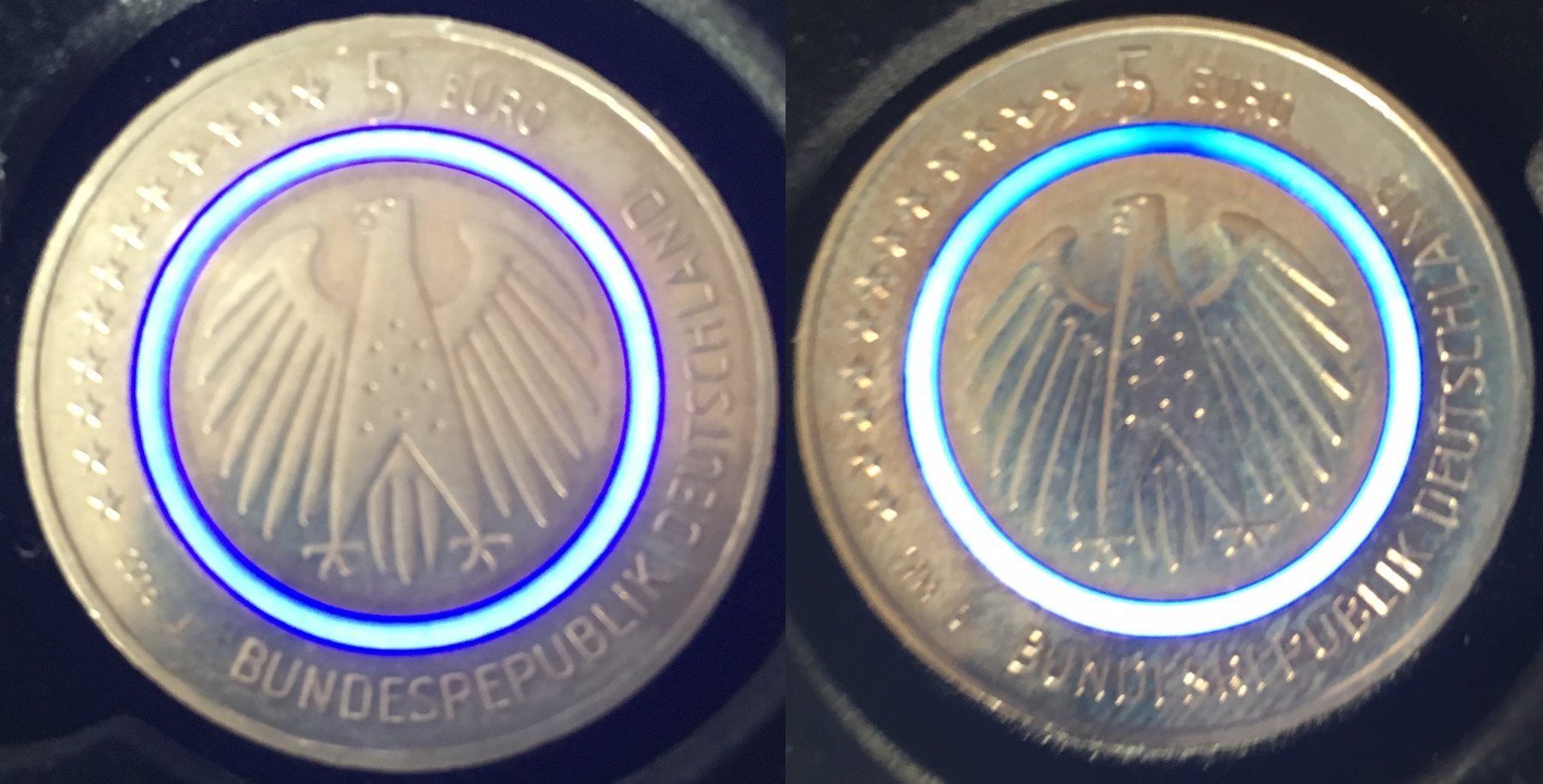 Tutti le monete: Allererster BRD 5 € 2016 Komplettsatz – Usato da Riehen venduto da sesambestcoins2004 4