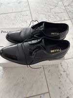 Schwarze Herren Schuhe der Marke Pollini, Grösse 44
