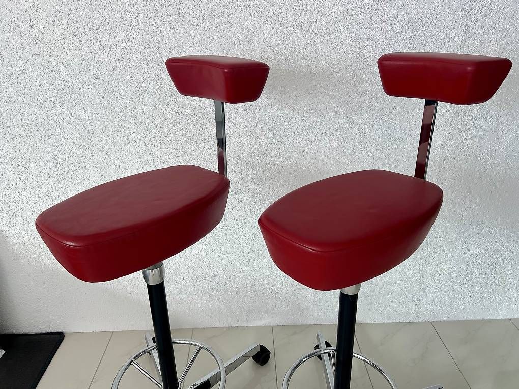 Sedie: Vitra, Nelson Perch Stuhl in rot - selten – Usato da Muttenz venduto da schafno1 1