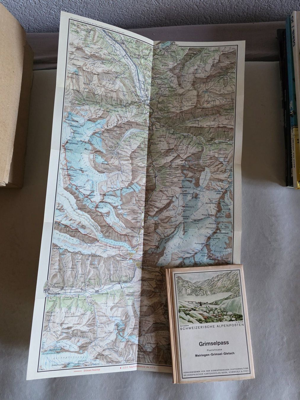 Cartine & Atlanti: Grimsel Pass - Schweizerische Alpenposten 1939 – Usato da Walterswil BE venduto da Lonitti 2