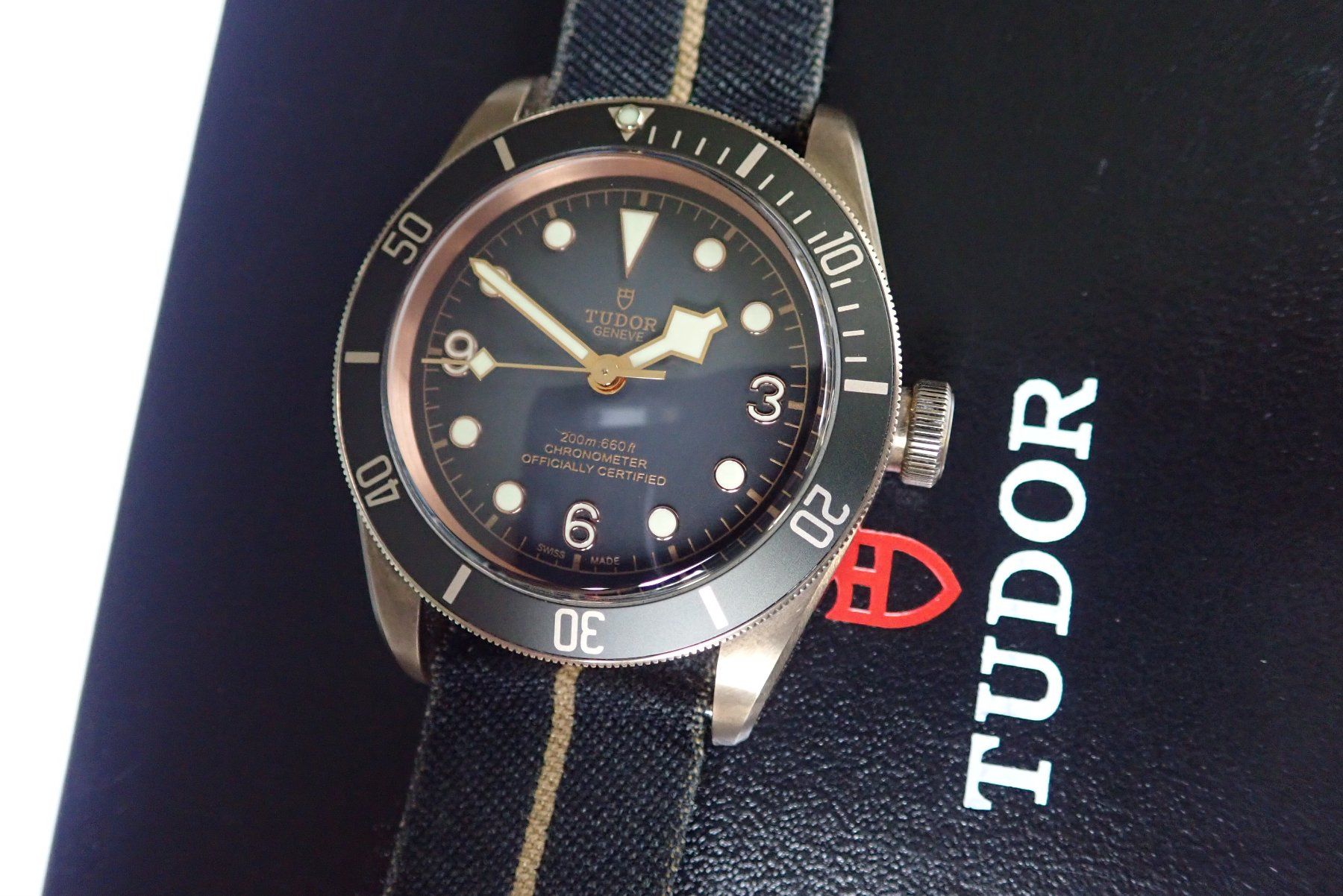 Tudor Orologi: TUDOR BRONZE CHRONOMETER AUTOMATIC 200METER,43MM. – Usato da Wohlen AG venduto da kingwatcheshere 7