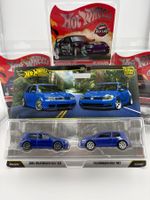 Hot Wheels Premium 2 Pack Volkswagen Golf R32 & VW Golf MK7