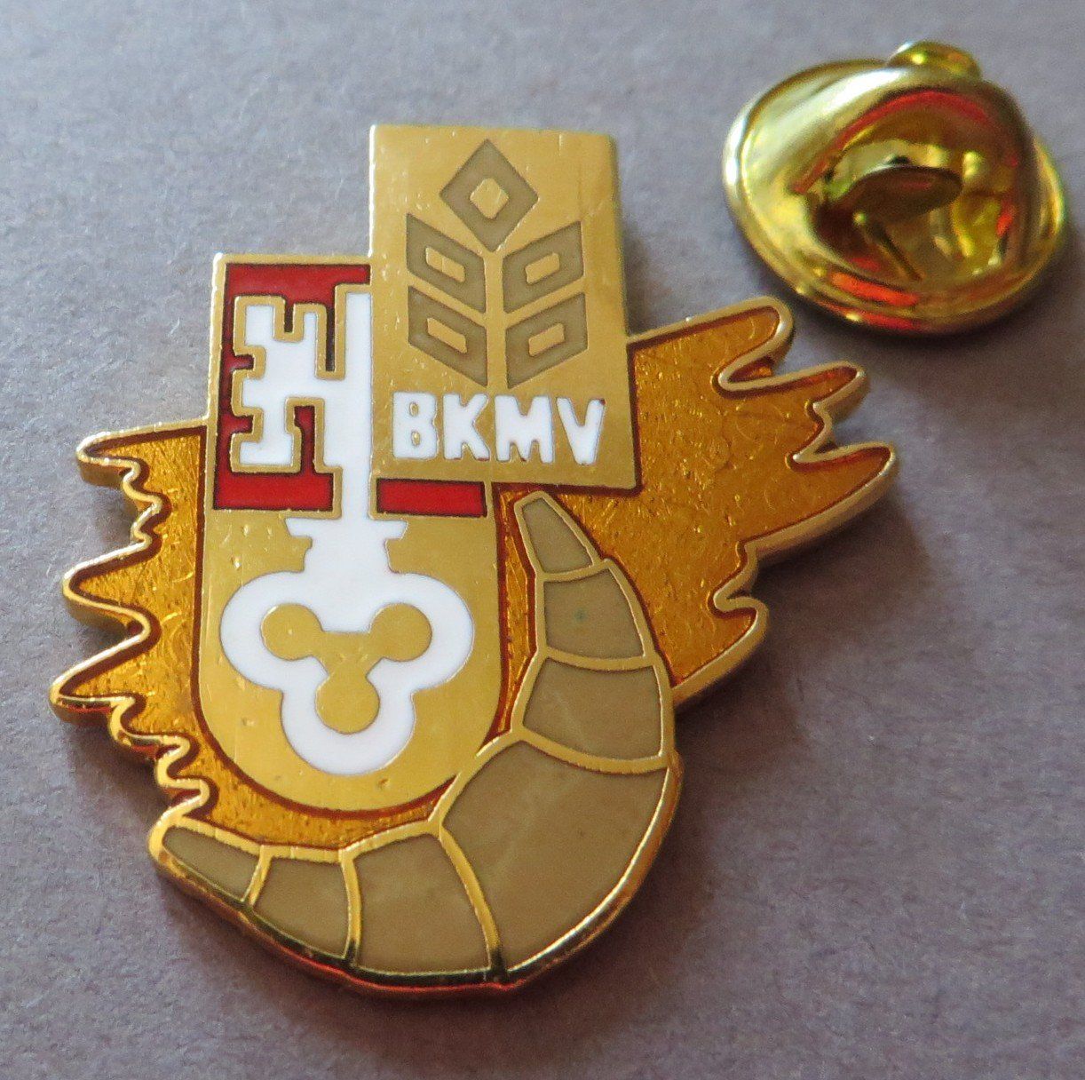 Schweizer Armee Placchette & Badge: PIN SCHWEIZ ARMEE, BKMV WAPPEN – Usato da Neuhausen venduto da luckimucki