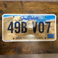🇺🇸 U.S. Autoschild - South Dakota 49B V07 - ORIGINAL