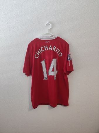 Man Utd (Chicharito #14) 2010/11 Heim (L)
