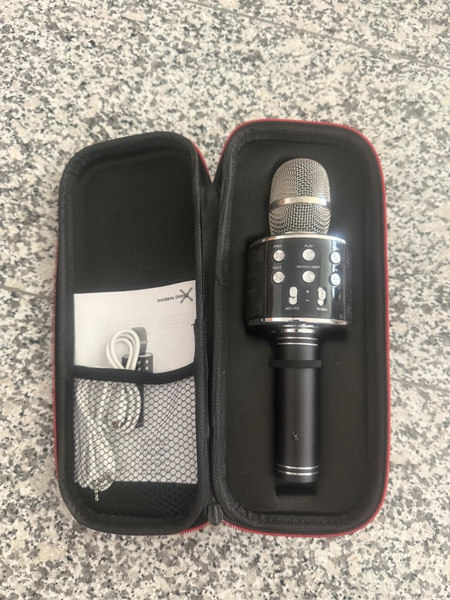 Microfoni: Karaoke Mikrofon mit Bluetooth - Partyspass – Usato da Kilchberg ZH venduto da tjapukai