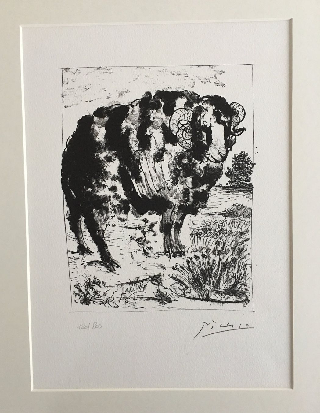 Grafiken & Lithographien: Pablo Picasso   Buffon  "Le Belier" – Gebraucht aus Nennigkofen von Sommersonnen 2