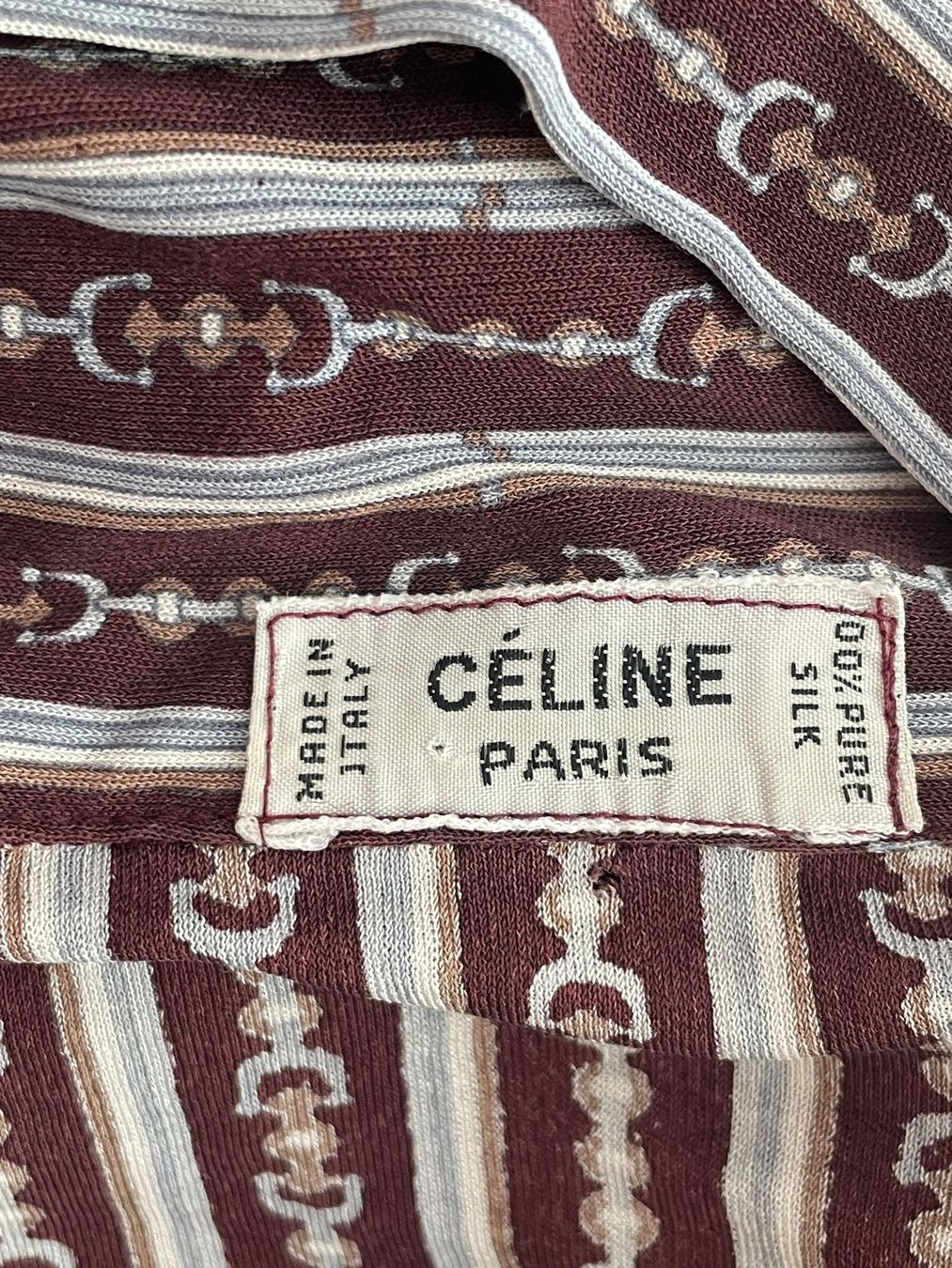Celine Blusen: Vintage Céline Bluse, 100% Seide – Gebraucht aus Zürich von selavia 2