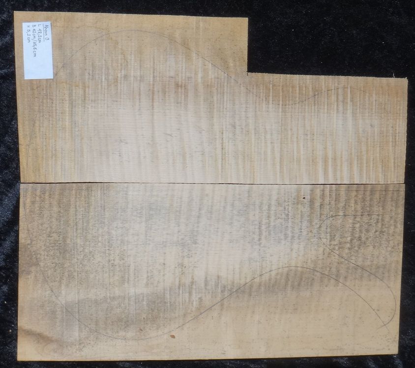 Tonholz Gitarren Holz geflammter Ahorn (Neu (gemäss Beschreibung)) in ...