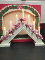 Advents-Lichterbogen, Weihnachtsdeko, Vintage, Top Zustand.