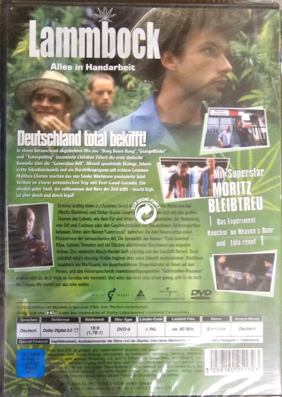 Tutti i DVDs: Lammbock - Alles in Handarbeit – Nuovo e nell'imballaggio originale da Wahlen b. Laufen venduto da Cg10 1