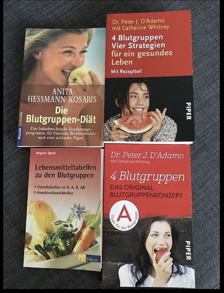 Libri: Blutgruppen Ernährung  – Usato da Konolfingen venduto da Nadine1911