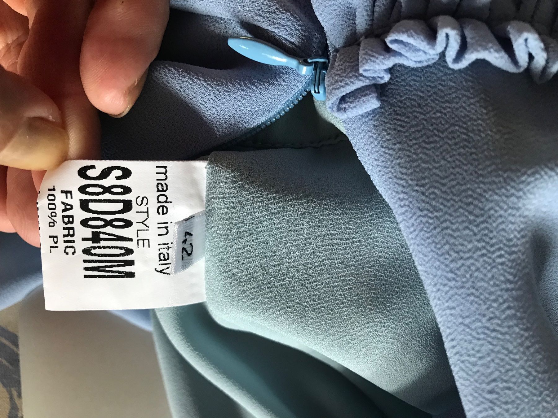 Vestiti: Ainea robe de soirée bleue taille M/L – Usato da Grimisuat venduto da eliseba88 5