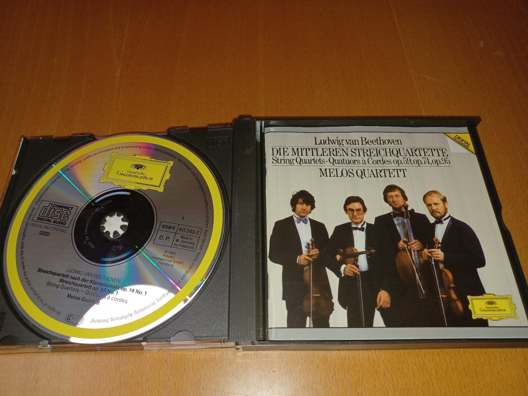 CD: CD L.v. Beethoven 'Die mittleren Streichquartette' – Nuovo e nell'imballaggio originale da Linthal venduto da Luther 2