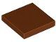 Lego Reddish Brown Tile 2 x 2 5 Stück