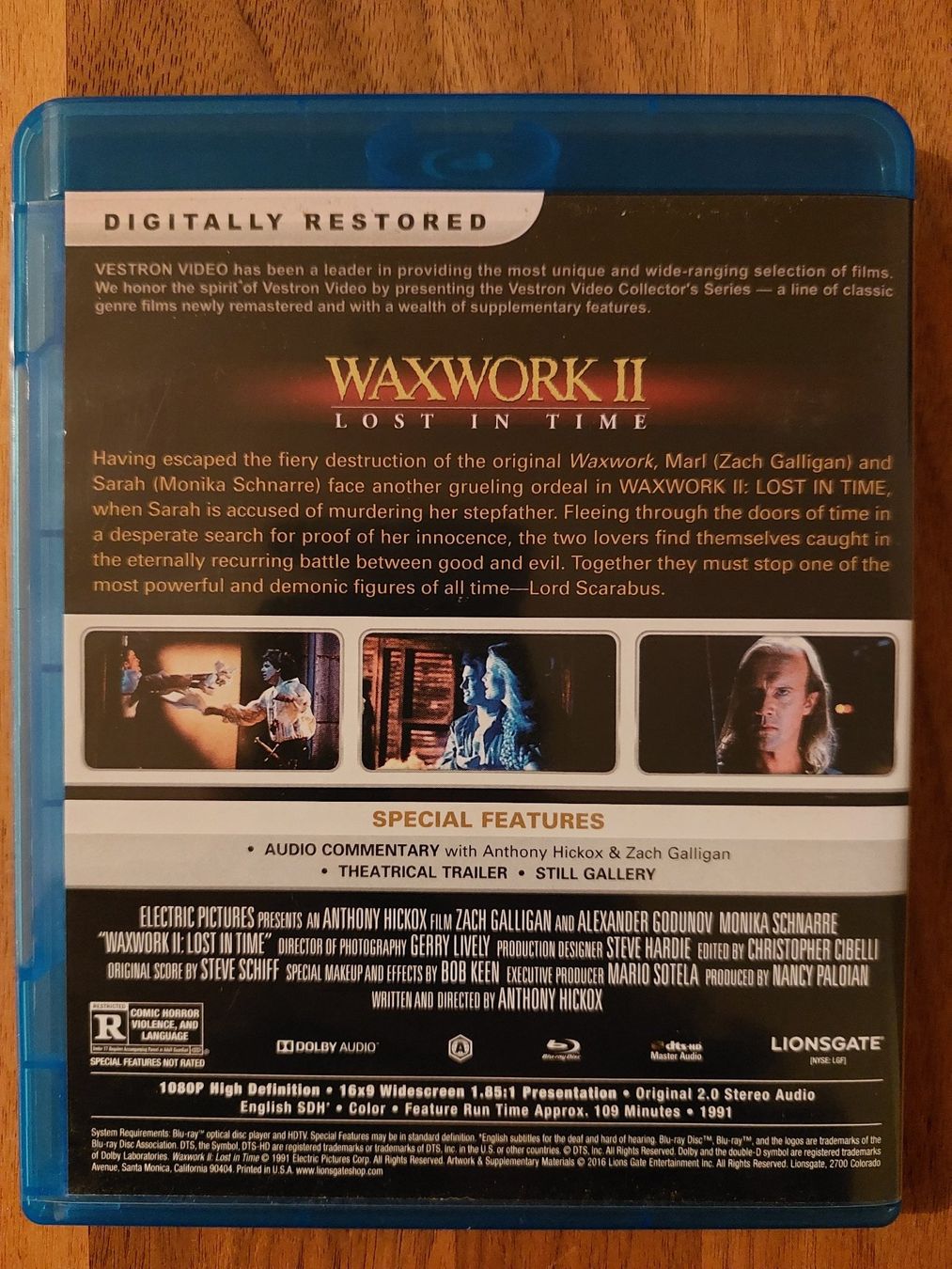 Tutti i DVDs: Blu Ray - Waxwork I & II / US Code – Usato da Rheinfelden venduto da FilmAuktion 1