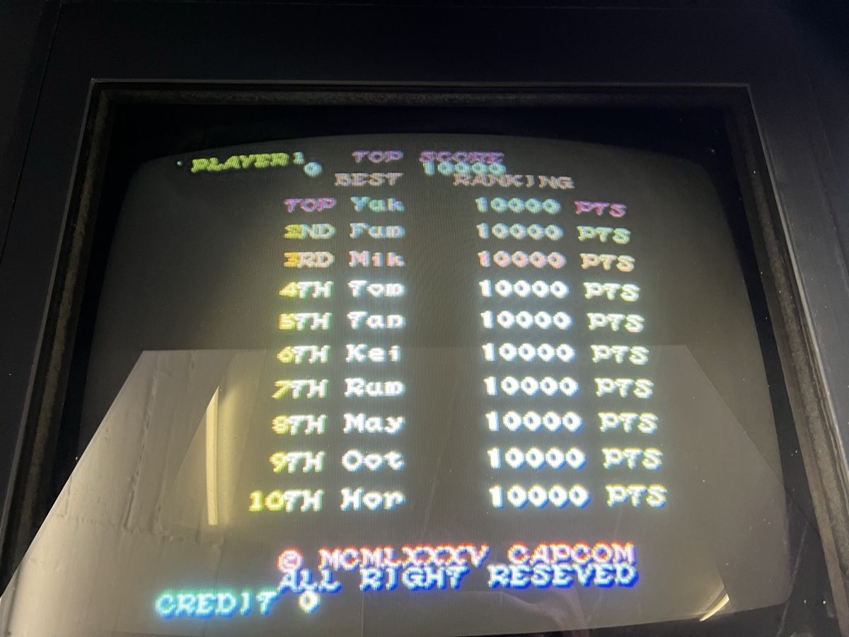 Slot Machine: Ghosts'n Goblins Arcade Platine PCB  – Usato da Nänikon venduto da Flipperbar 1