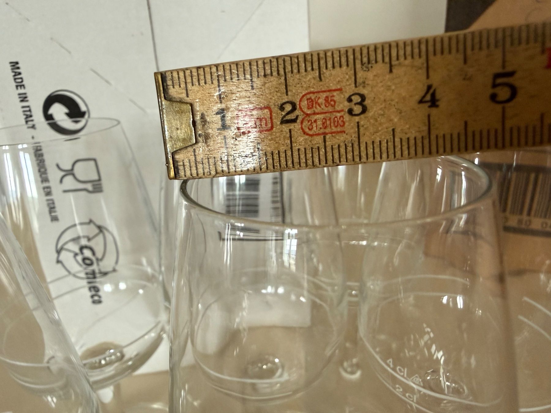 Bicchieri: 24 Cognacgläser 4cl & 2cl Messmarkierung neu – Nuovo e nell'imballaggio originale da Wöschnau venduto da Vinsale 3