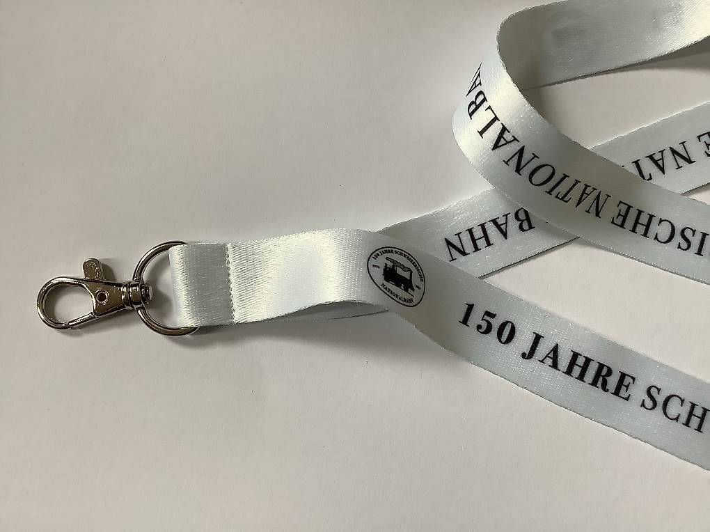 Plaketten & Abzeichen: Schweizerische Nationalbahn (SNB) Lanyard – Gebraucht aus Brugg AG von FlowerStreet