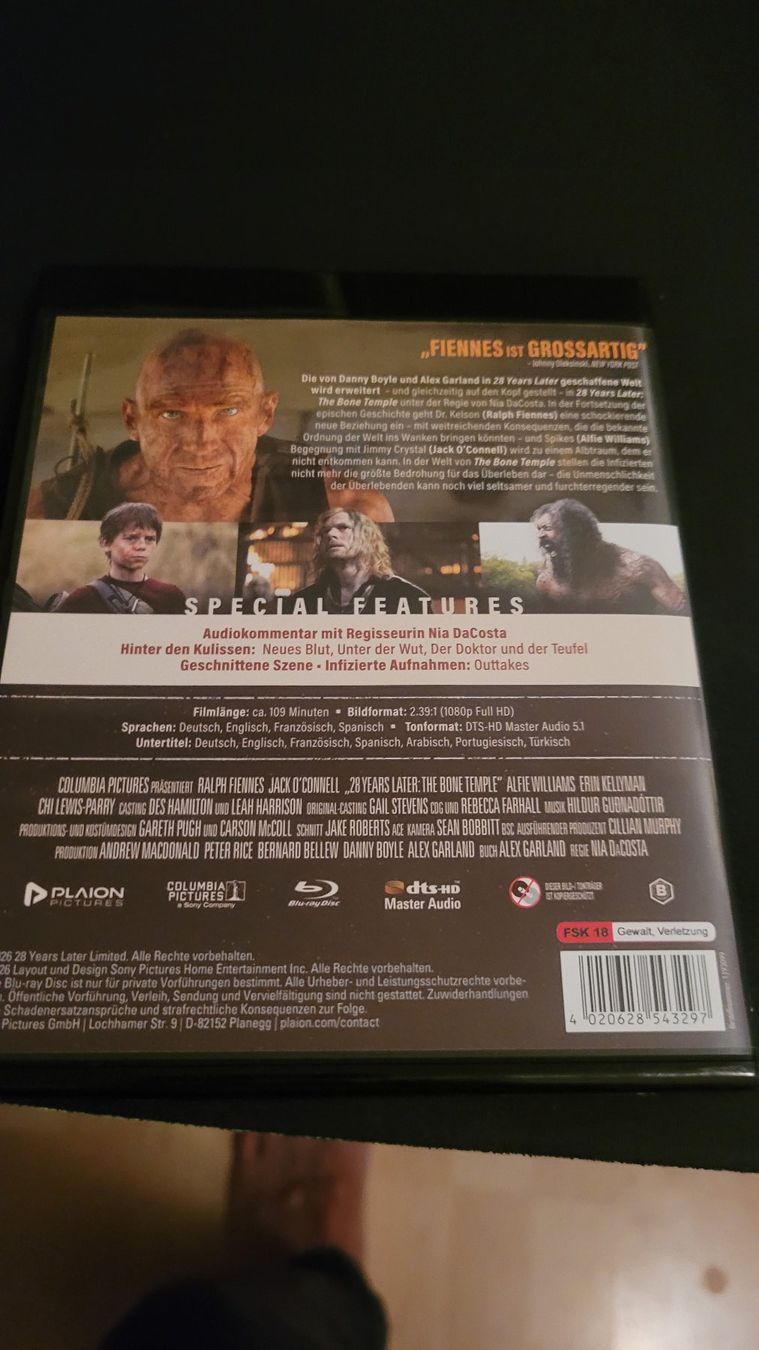 Tutti i DVDs: 28 YEARS LATER - THE BONE TEMPLE – Usato da Aarau venduto da DonAppetito