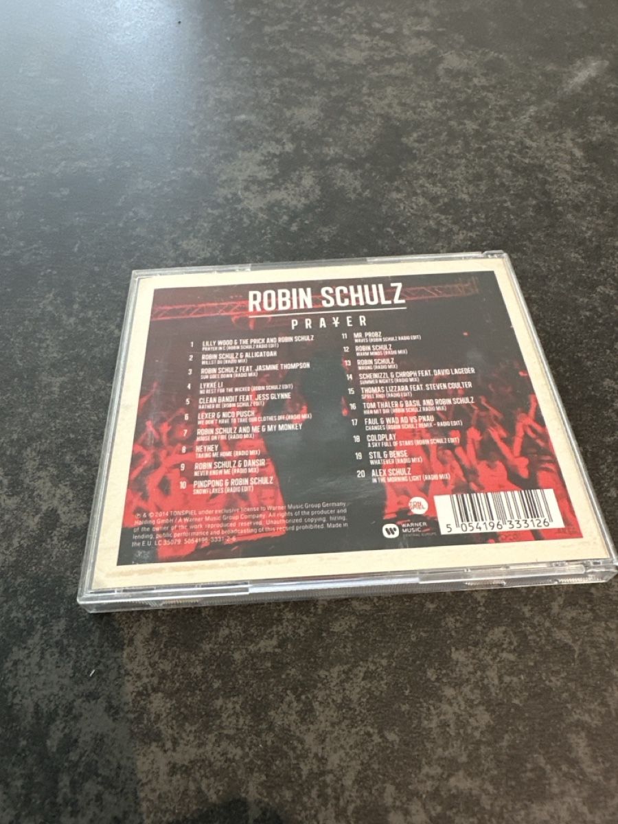 CD: Robin Schulz - Prayer (CD) 1.- – Usato da Liestal venduto da forty-four_shop 1