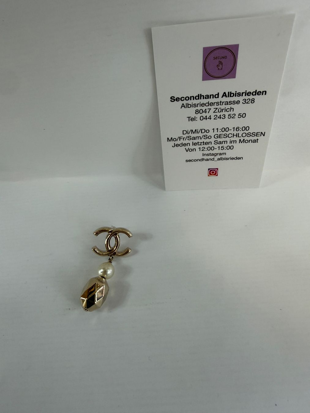 Chanel Orecchini pendenti & Orecchini a lobo: Chanel Ohrring – Usato da Zürich venduto da SecondhandZurich