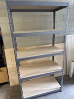 Steckregal 5 Ablagen grauer Rahmen robust