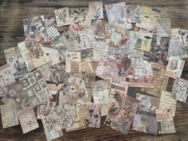Papier Bastelpapier Scrapbooking Vintage Nostalgie Basteln
