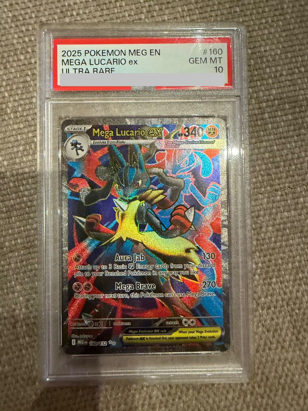 Karten: Mega Lucario EX PSA10 – Gebraucht aus Kleinlützel von Leksi22