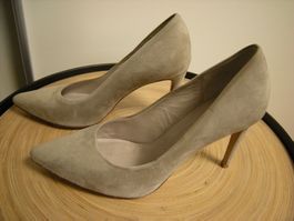 KENNEL & SCHMENGER Echt Leder Pumps High Heels Gr. 35 beige