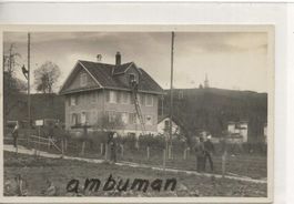 Küssnacht SZ Feuerwehr Privathaus Foto ca.1940 Turm Bild 2 ?