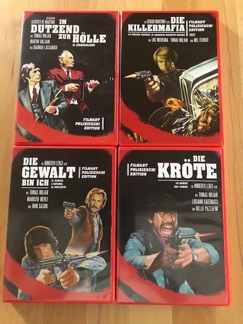 Tutti i DVDs: 4 Filme mit Tomas Milian – Usato da Bubikon venduto da cinerama01