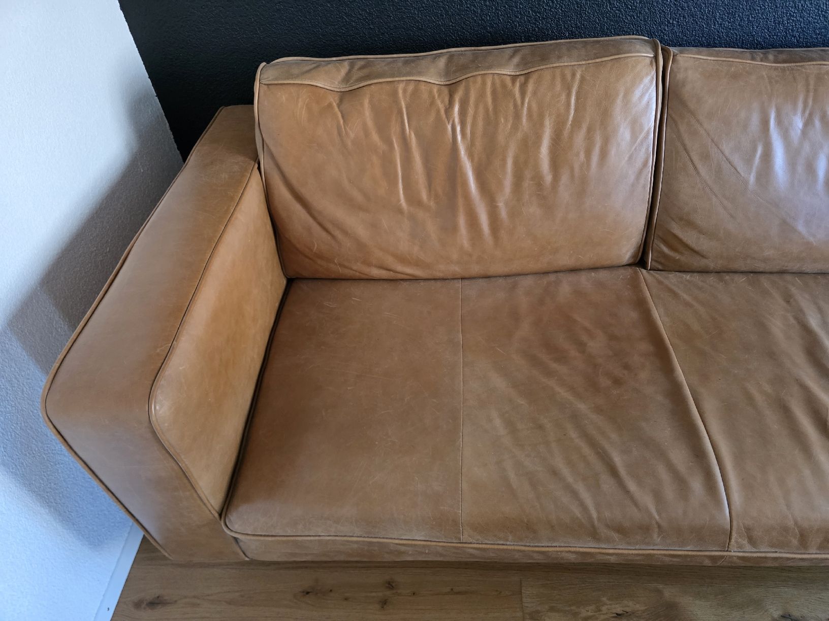 Divani: Cooles - stylisches EchtlederSofa – Usato da Neuhaus SG venduto da LENZ30 7