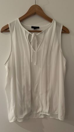 J.Crew Bluse, weiss, Grösse M, perfekt für den Sommer!