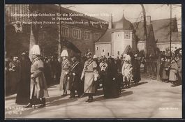 Potsdam, Beisetzungsfeierlichkeiten für