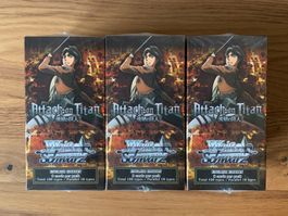 Weiss Schwarz TCG - Attack on Titan 1st Ed Booster Display