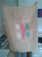 Coffee bag Jute California Venice beach 70 x 90 cm neu