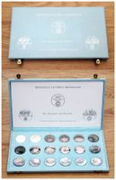München Olympische Spiele 1972, kpl. Medaillensatz in Silber
