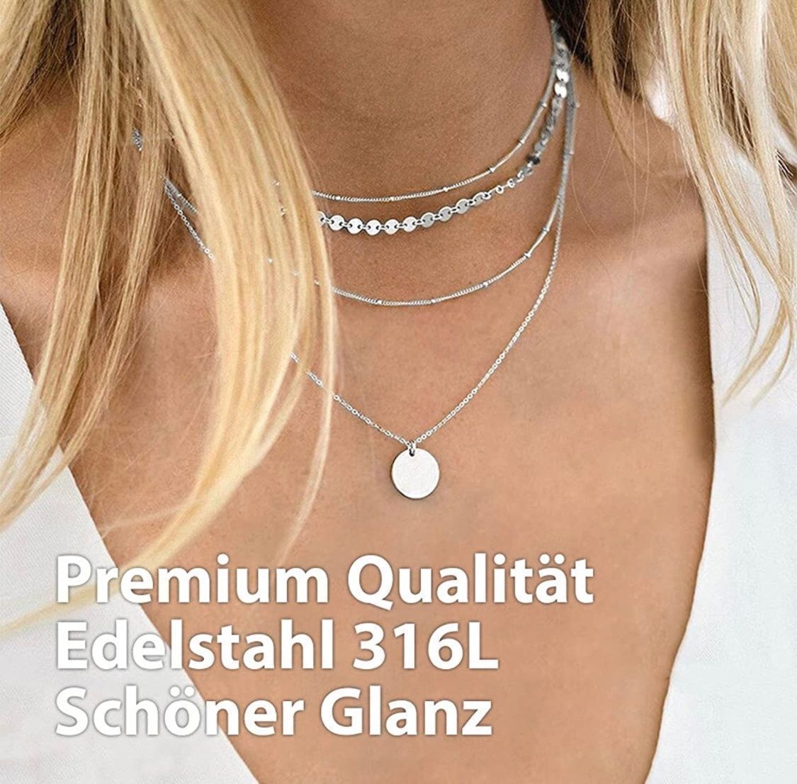 Catenine: Halsketten Set von 4 Stück – Nuovo (secondo la descrizione) da Schaan venduto da mugerle