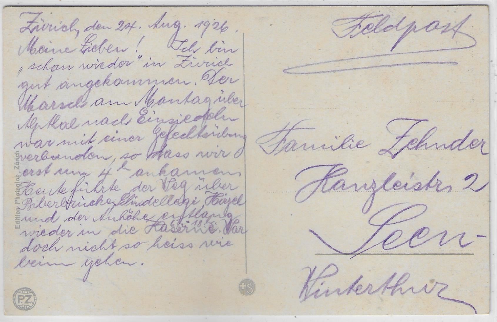 Cartoline postali: Einsiedeln - Generalansicht - Litho – Usato da Ettingen venduto da Kartenplanet 1