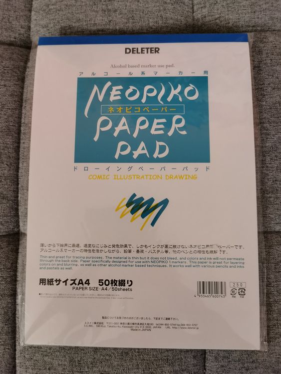 Deleter Neopiko Comic Paper Pad - A4 (8.3