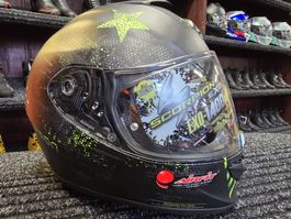 Casque Scorpion Exo-1400 Air Asio noir mat/jaune fluo
