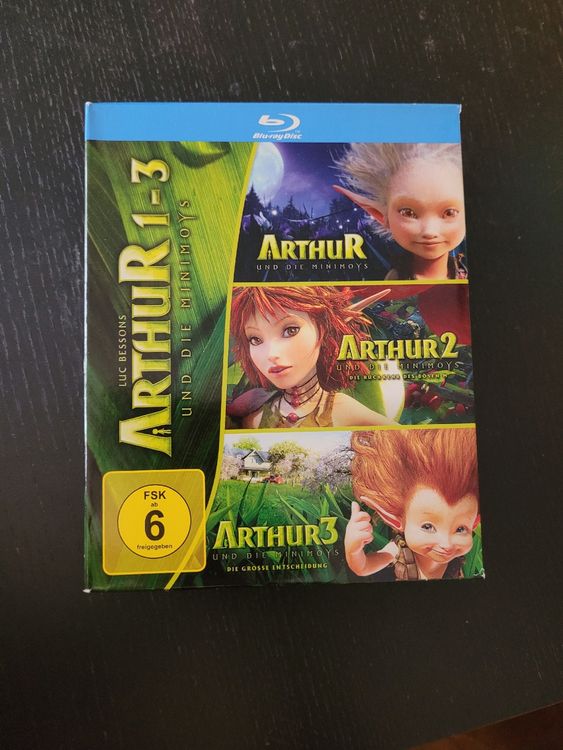 Arthur und die Minimoys 1-3 bluray luc besson (Gebraucht) in ...